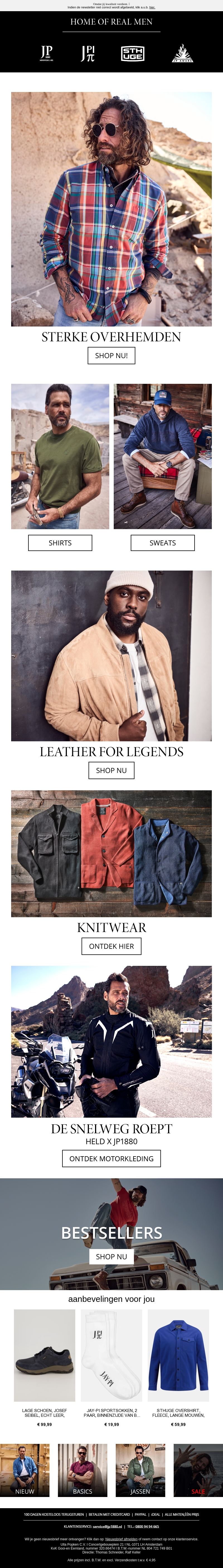 Robuuste shirts die lang meegaan. Robuuste shirts die lang meegaan.