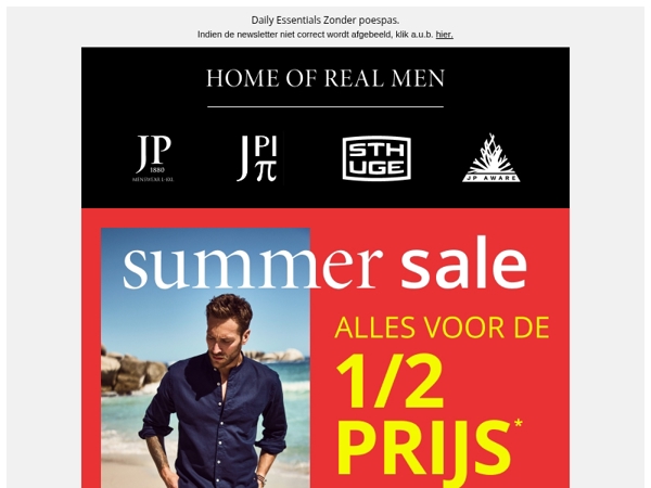 Halve prijs in de SALE ⚡️