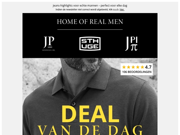 Deal van de dag! Poloshirt vandaag € 19,99