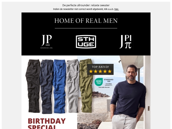 Laatste dag ⚡️ Joggingbroek slechts € 29,99