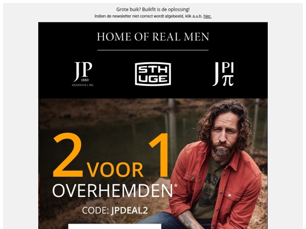 2 shirts voor de prijs van 1 👔