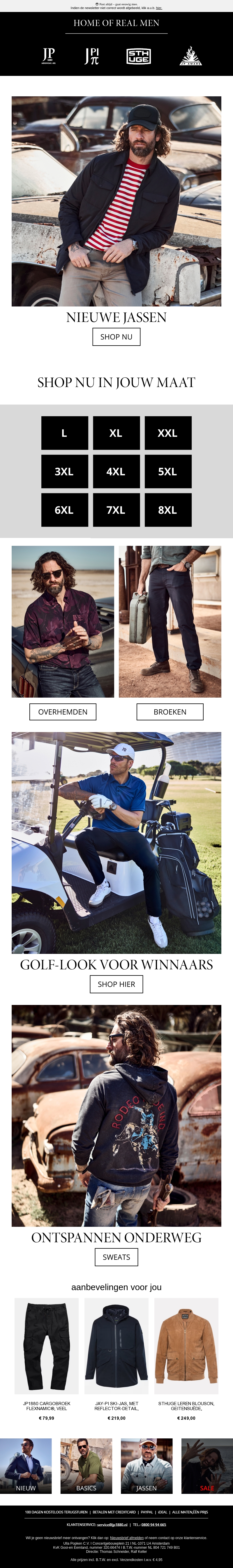 Nieuwe jassen, duidelijke statement! Nieuwe jassen, duidelijke statement!