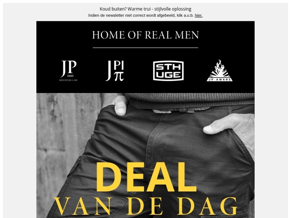 Cargobroek slechts € 49,99 - Praktisch. Casual. Alleen vandaag.