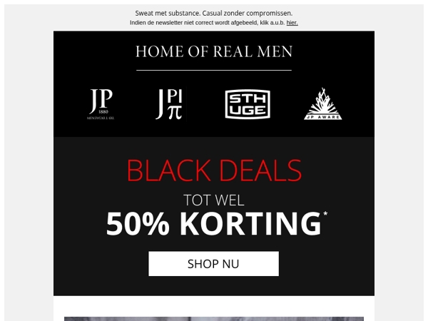 Black Deals! Tot wel 50% korting