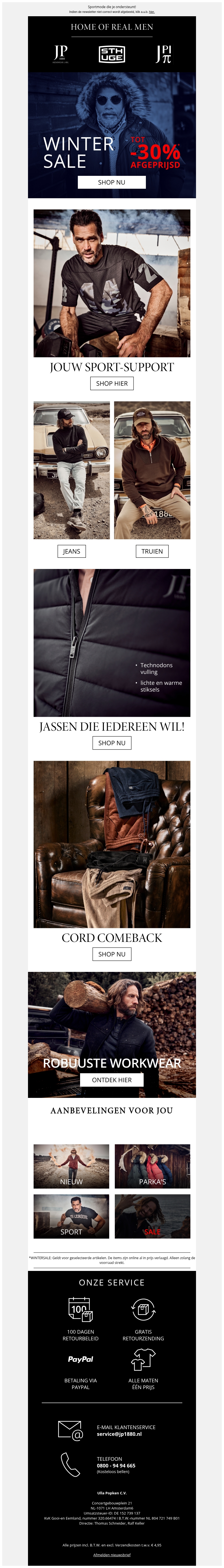 De winter SALE begint! Bespaar tot 30% De winter SALE begint! Bespaar tot 30%