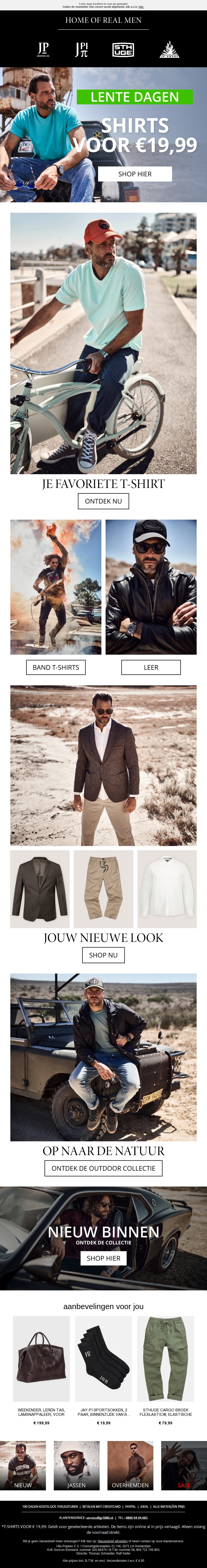 Shirts voor € 19,99 - Het wordt snel warm! Shirts voor € 19,99 - Het wordt snel warm!