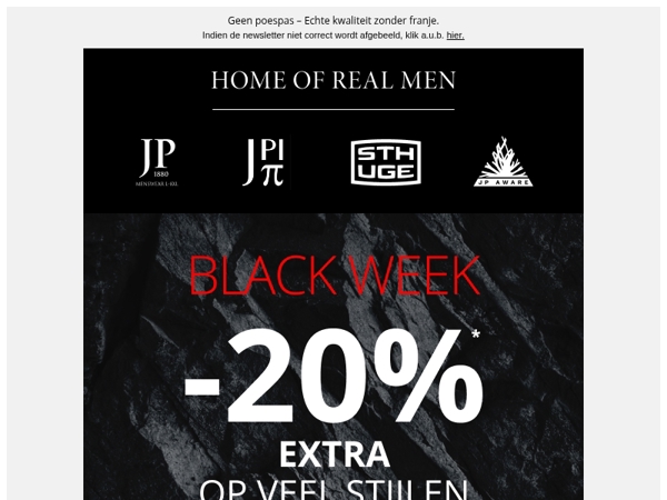 -20% extra 🔥 BLACK WEEK