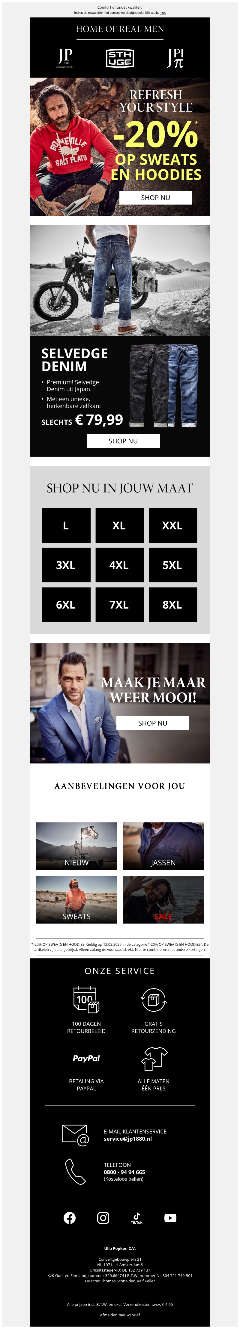 Refresh je style – 20% op hoodies & sweats Refresh je style – 20% op hoodies & sweats