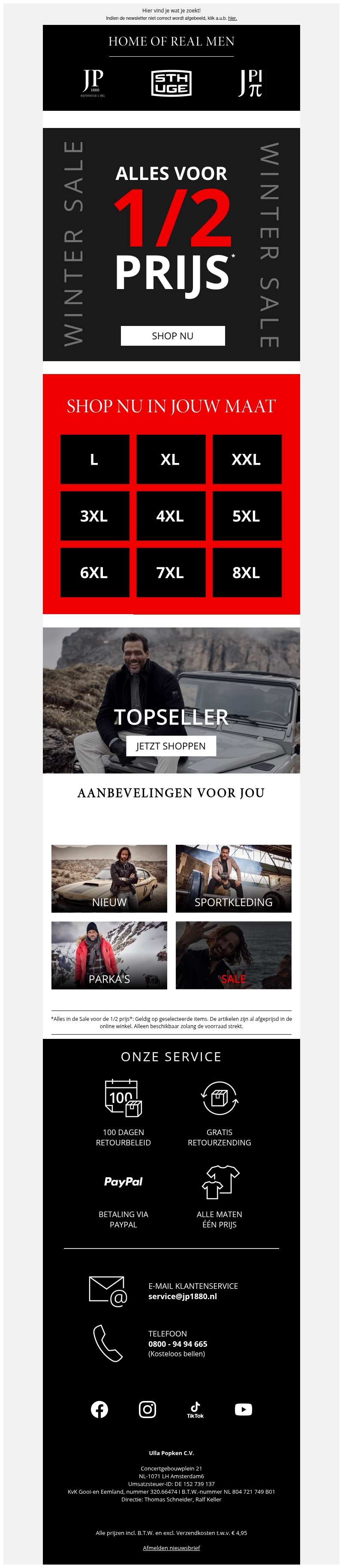 Onovertroffen: Halve prijs in de SALE ๐ฅ Onovertroffen: Halve prijs in de SALE ๐ฅ