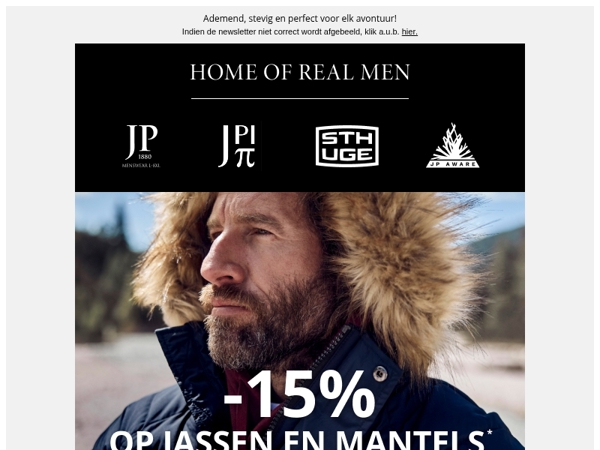 🍂 -15% op jassen en mantels