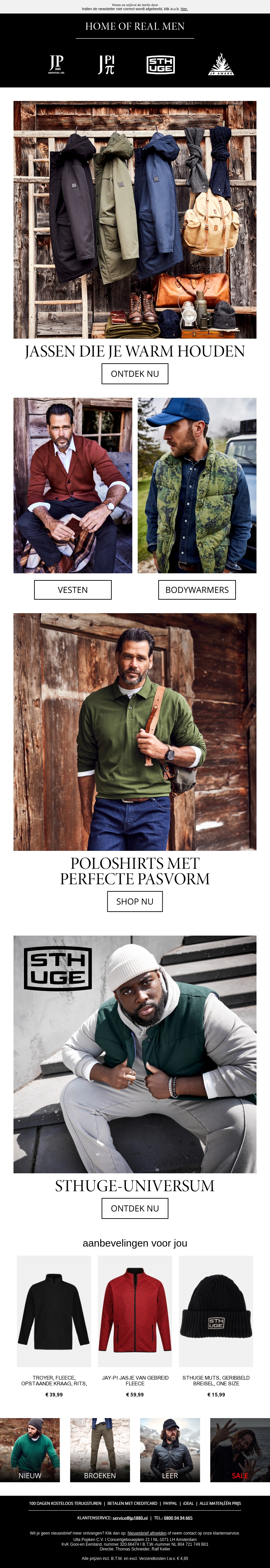 Jassen voor elke gelegenheid Jassen voor elke gelegenheid