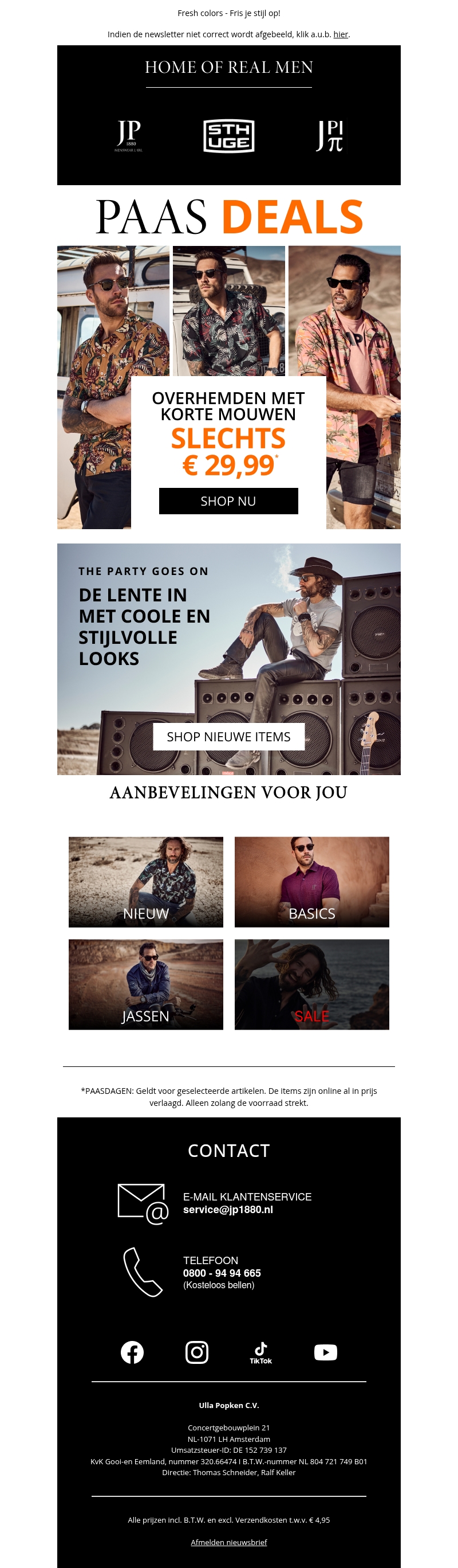 Paas Deals π Slechts β¬ 29,99 voor overhemden met korte mouwen Paas Deals π Slechts β¬ 29,99 voor overhemden met korte mouwen