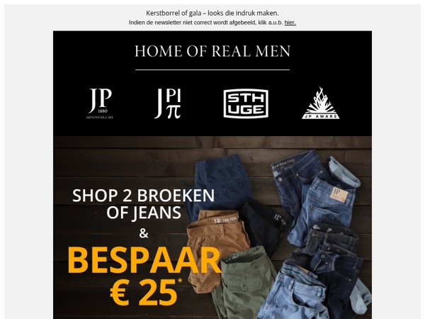 Shop 2 broeken of jeans & bespaar € 25 - alleen vandaag!