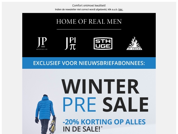 -20% korting op alles in de sale!