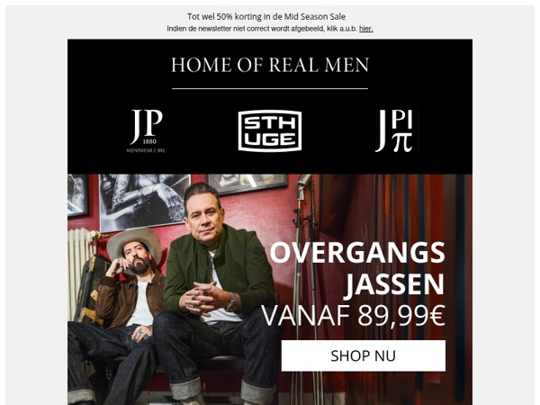 Overgangsjassen vanaf 89,99€ - Trakteer jezelf op nieuwe stijlen!