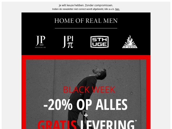 20% korting op alles + gratis levering 🌨️ Geef de kou geen kans!