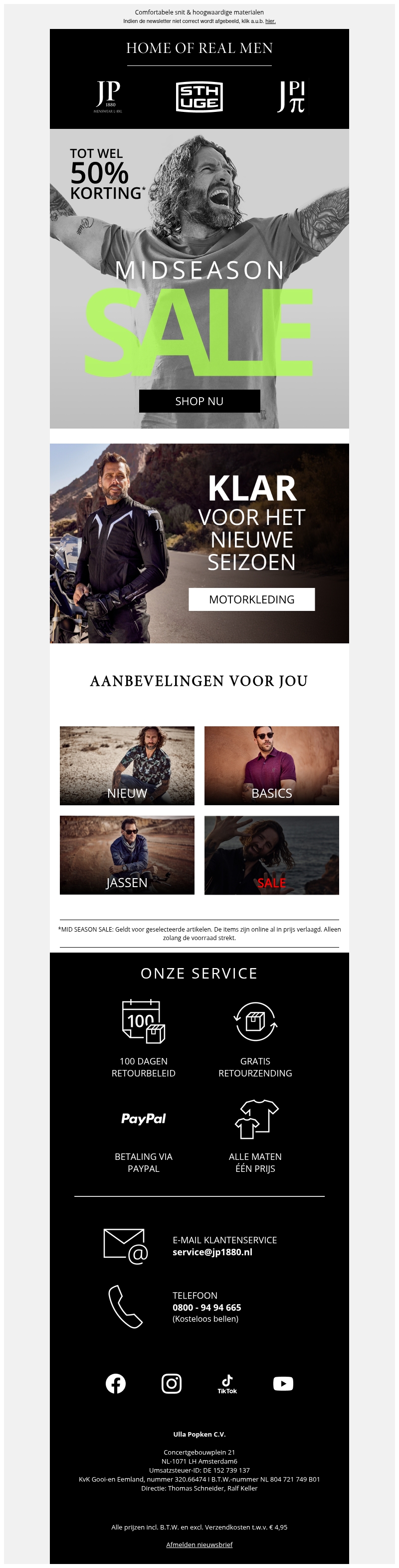 🔥 Korting tot 50% - Mid Season Sale! 🔥 Korting tot 50% - Mid Season Sale!