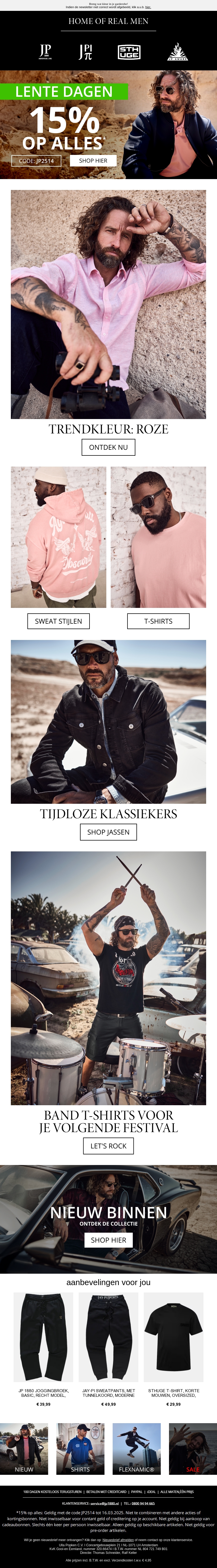 Trakteer jezelf op 15% korting op de nieuwe collectie πΏ Trakteer jezelf op 15% korting op de nieuwe collectie πΏ