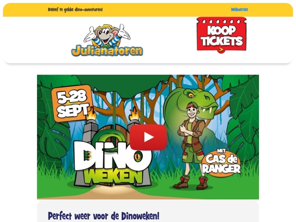 🌞 Dinotastisch weer in aantocht 🦖