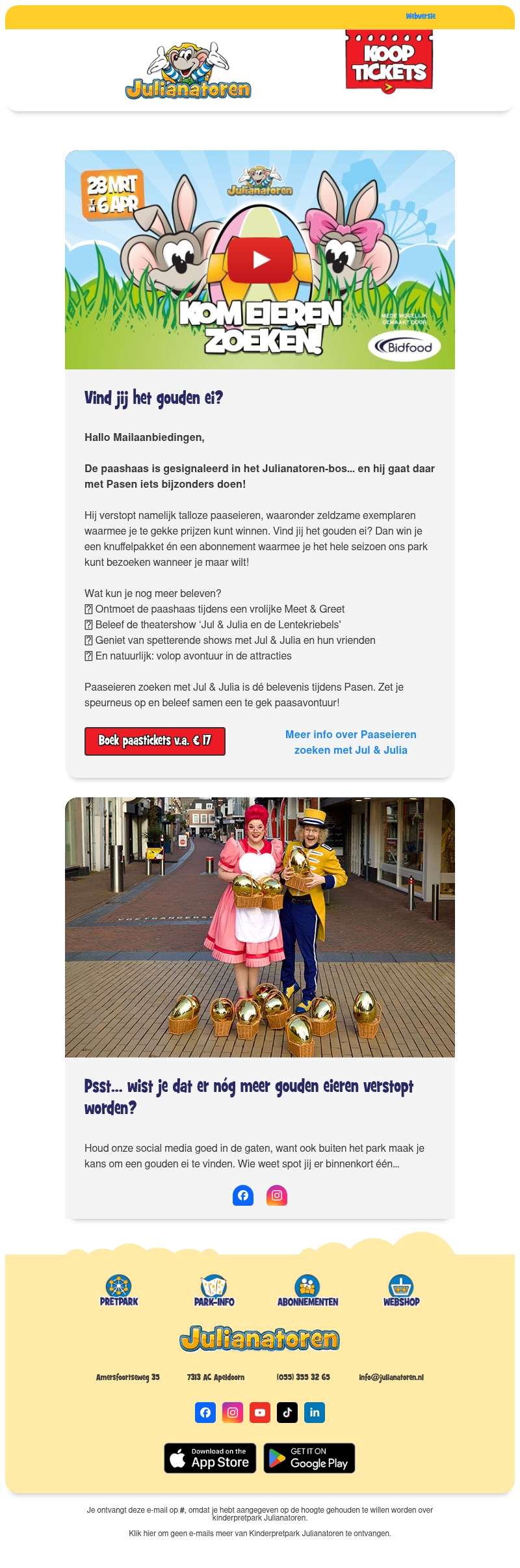 🐣 De paashaas is gesignaleerd... vind jij het gouden ei? 🐣 De paashaas is gesignaleerd... vind jij het gouden ei?