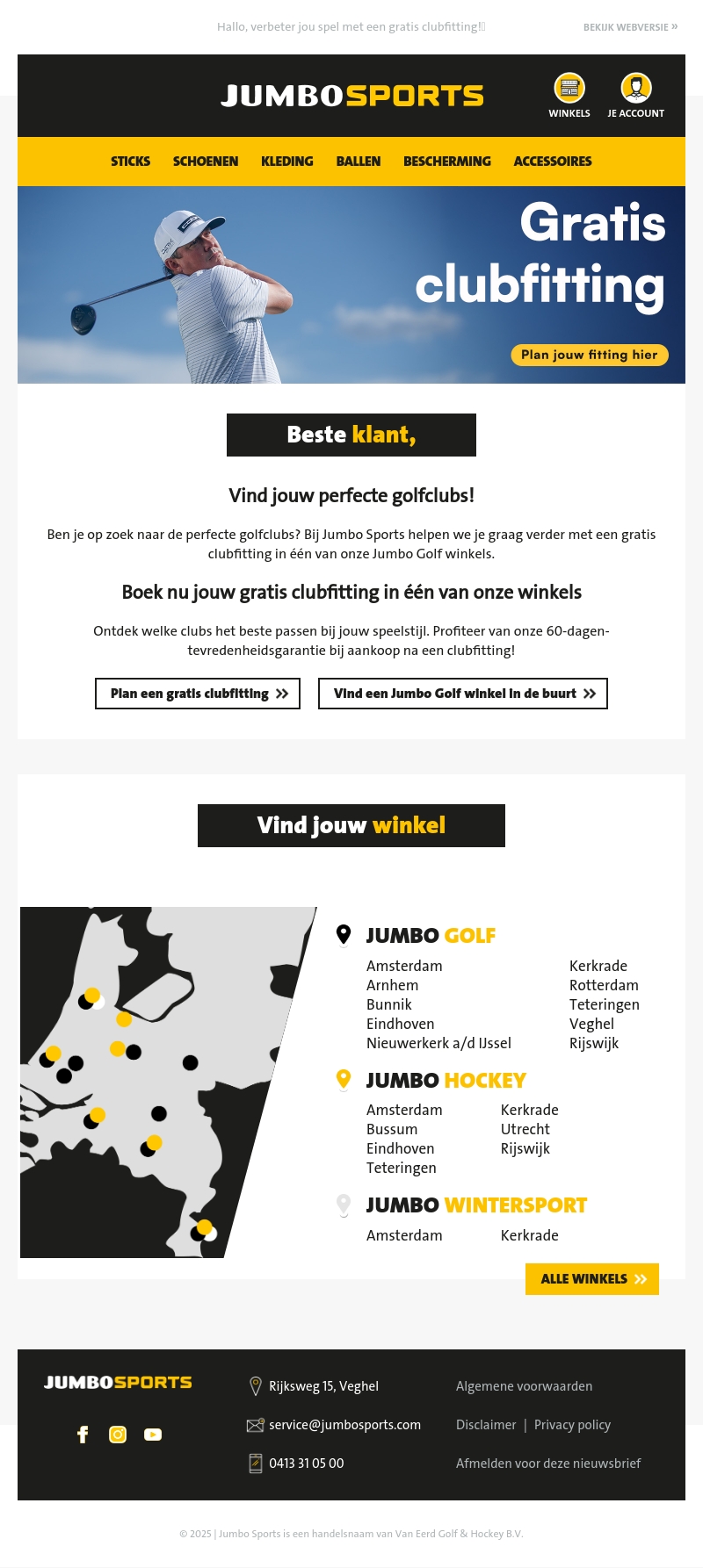 Plan jouw gratis clubfitting afspraak! Plan jouw gratis clubfitting afspraak!