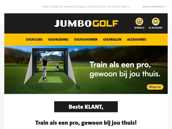 Train als een pro, gewoon bij jou thuis!