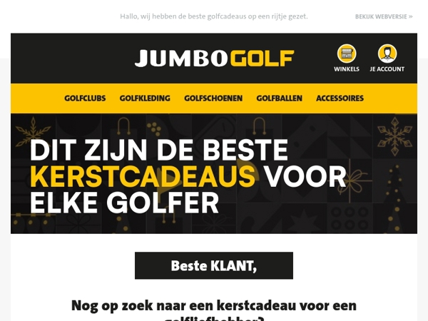 Nog op zoek naar een kerstcadeau voor een golfliefhebber?