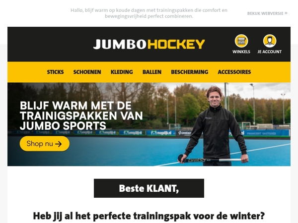 Heb jij al het perfecte trainingspak voor de winter?