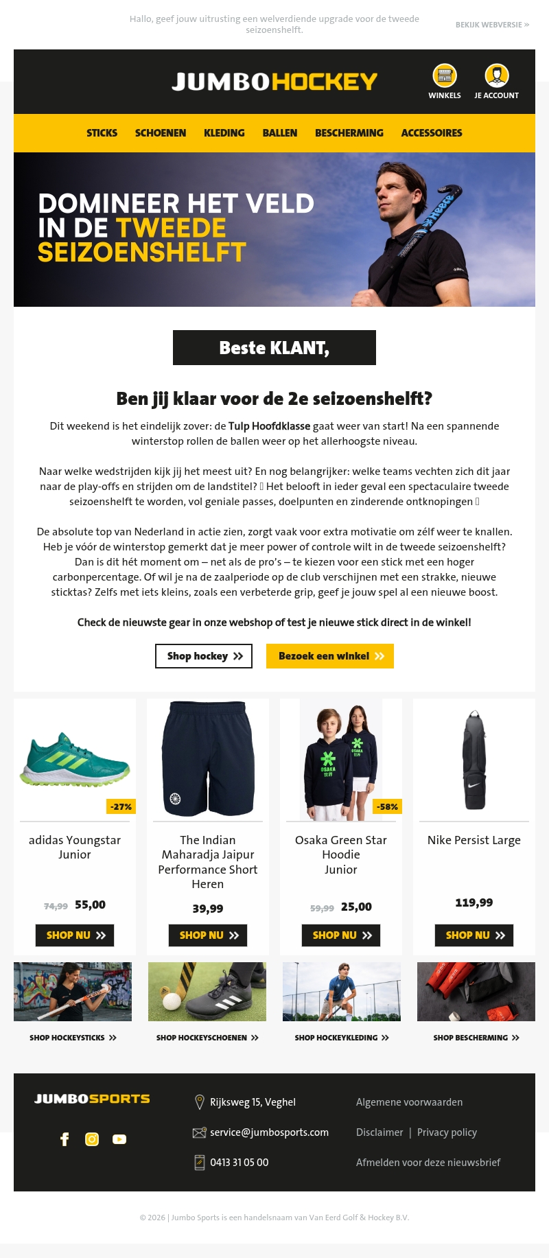 Ben jij klaar voor de 2e seizoenshelft? π₯ Ben jij klaar voor de 2e seizoenshelft? π₯