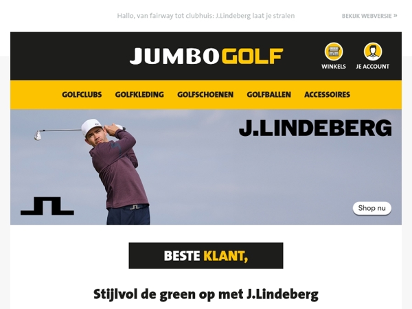 Stijlvol de green op met J.Lindeberg