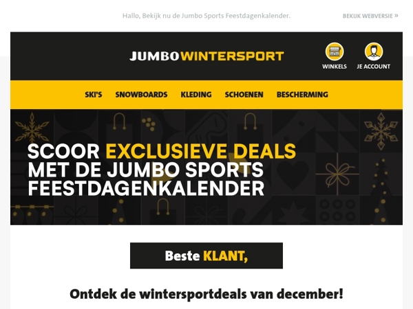 Ontdek de wintersportdeals van december!