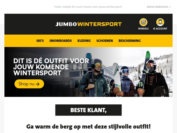 Ga warm de berg op met deze stijlvolle outfit!