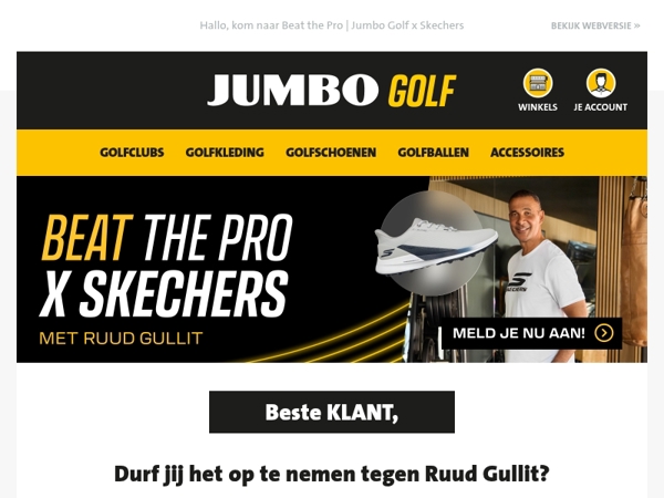 Durf jij het op te nemen tegen Ruud Gullit?