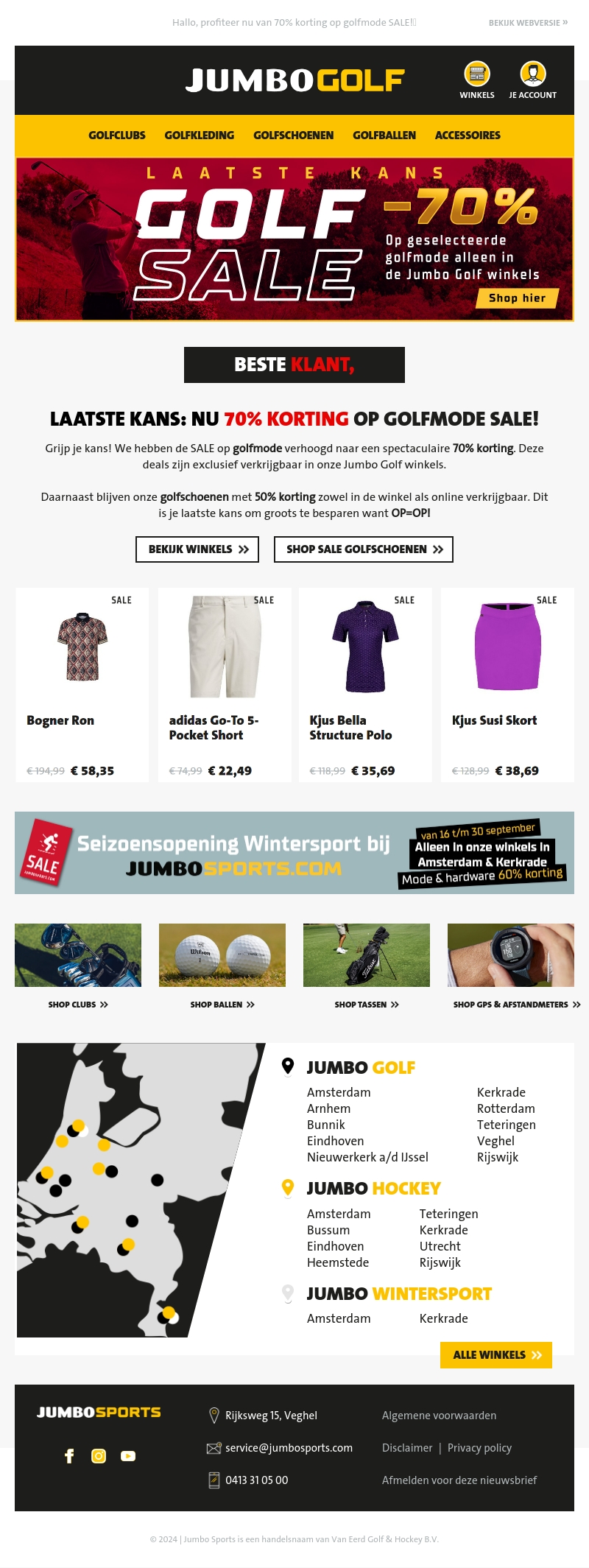 ❗LAATSTE KANS: NU 70% KORTING OP GOLFMODE SALE❗ ❗LAATSTE KANS: NU 70% KORTING OP GOLFMODE SALE❗