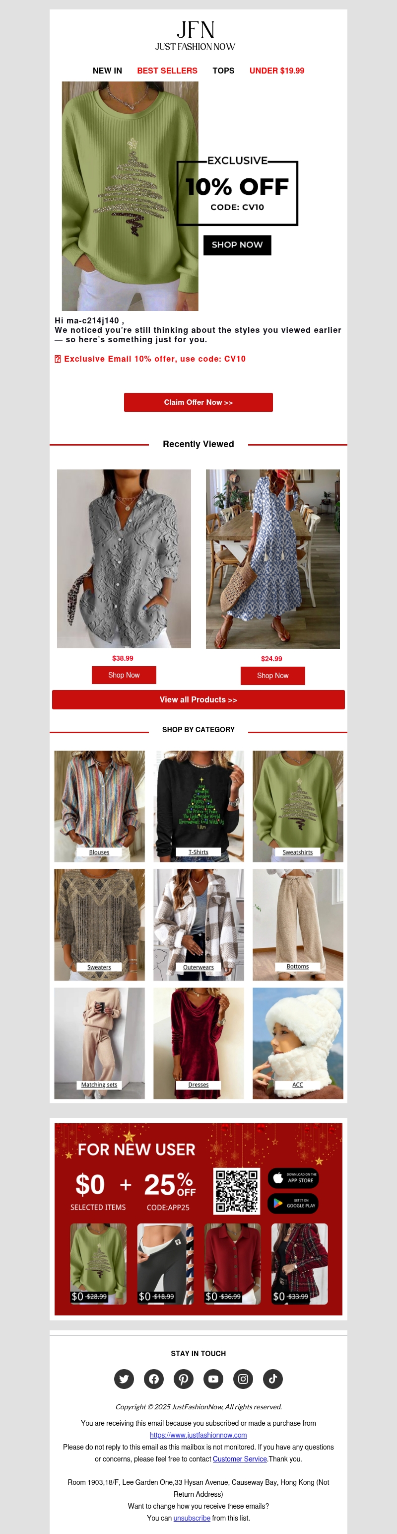 Extra 10% Off to complete your look Extra 10% Off to complete your look