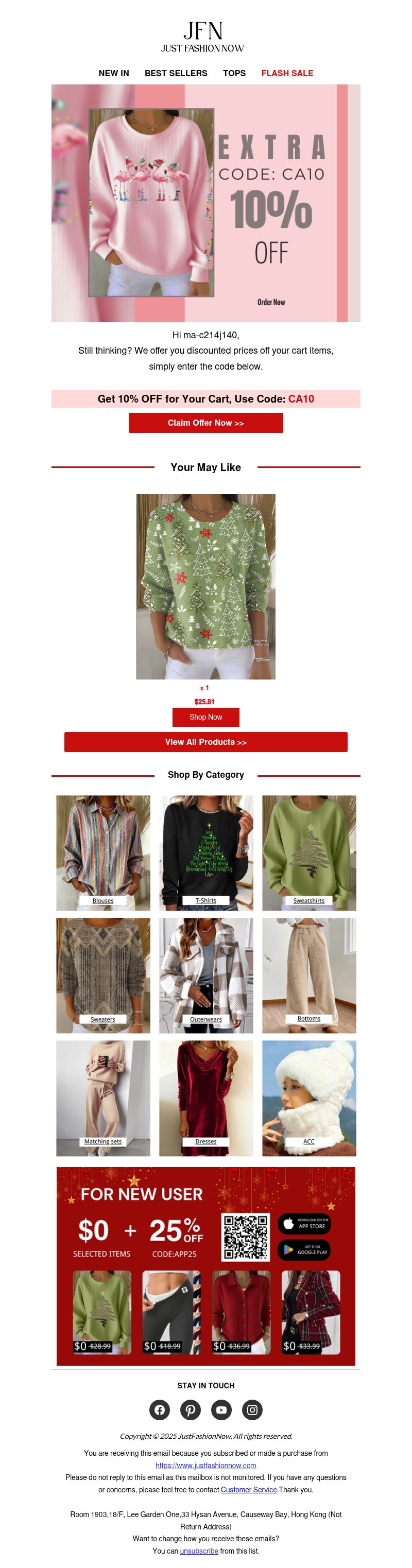 π10% off your cart items! π10% off your cart items!