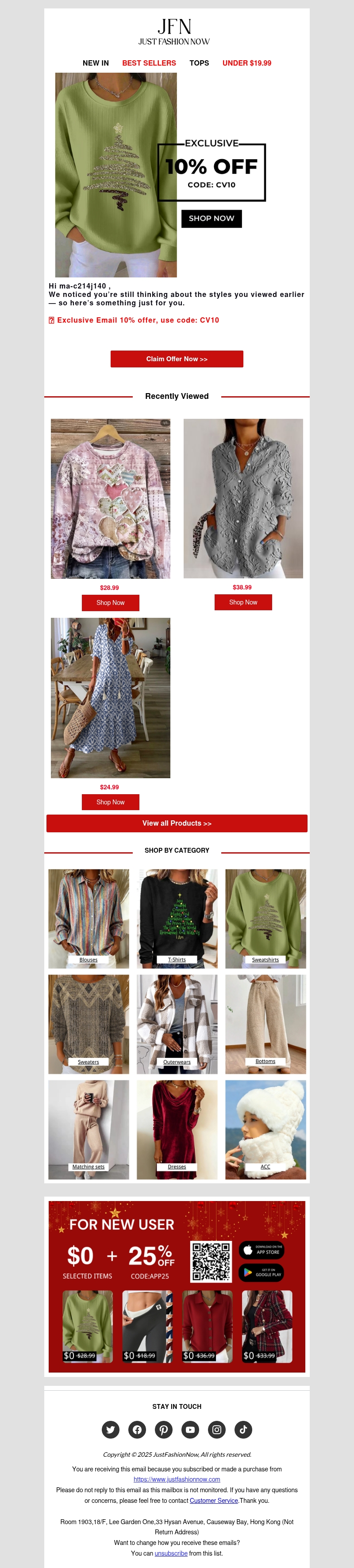 Extra 10% Off to complete your look Extra 10% Off to complete your look