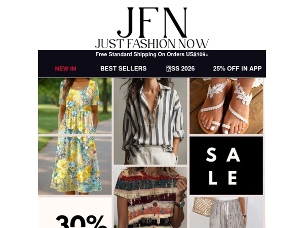 😍Treat Yourself: JFN's Sale Up to 90% OFF!