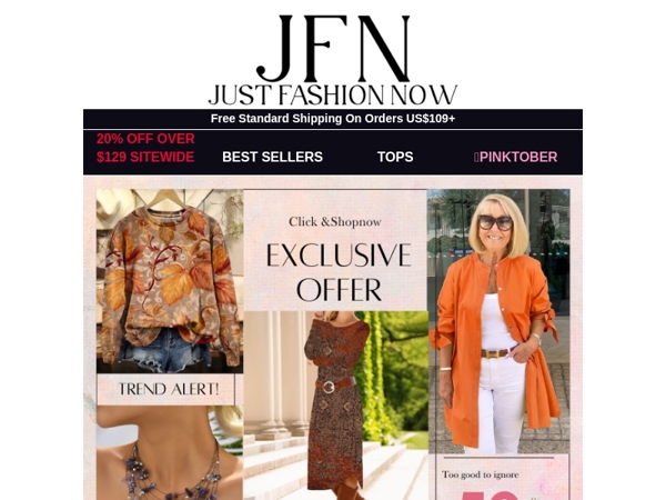 🎁Early Autumn Essentials — 30% OFF Just Landed💛