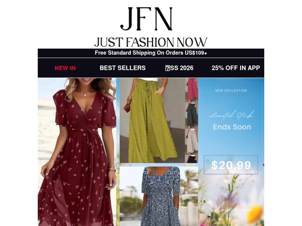 👉You always look stunning, our new arrivals make you shine!