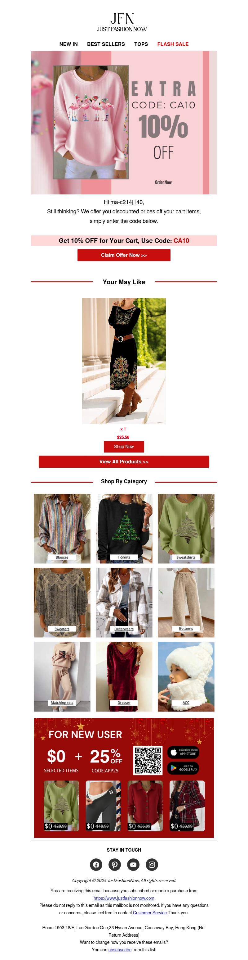 π10% off your cart items! π10% off your cart items!