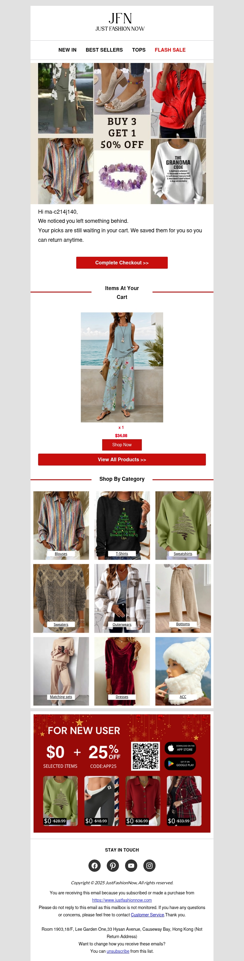 Oops...Your cart has abandonment issues. Oops...Your cart has abandonment issues.