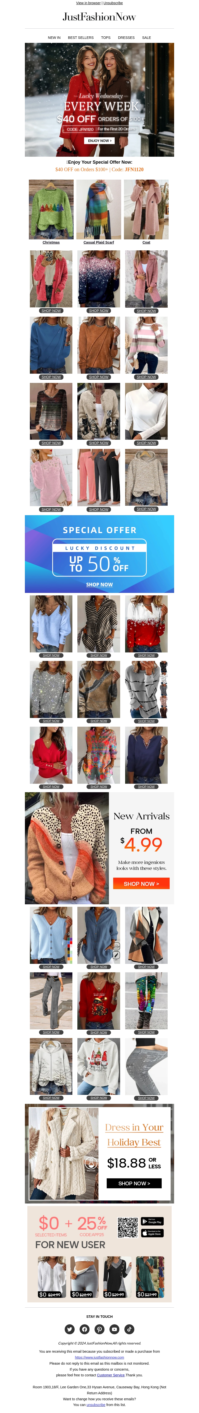 Every Wednesday SALE '40 Off over 100' Every Wednesday SALE '40 Off over 100'