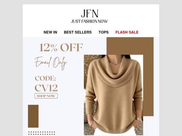 Low stock alert: Save 12% OFF for your love thing💝