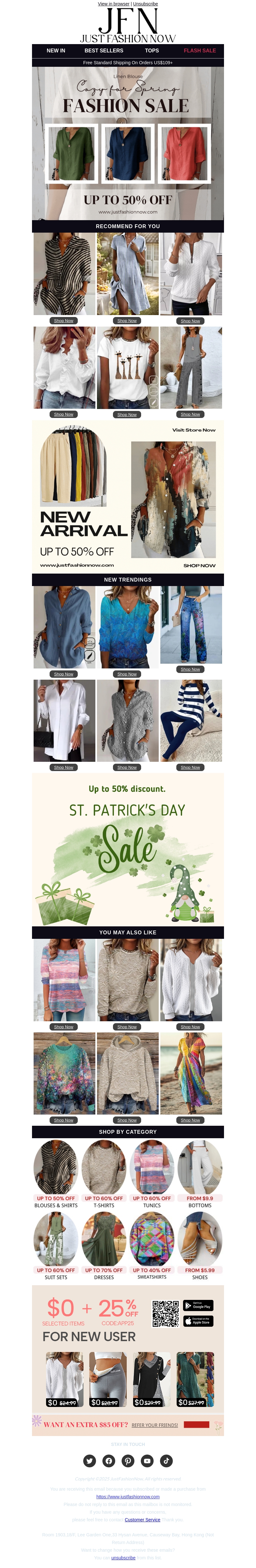 🔥👚 Fashion Refresh! Save $30 on Trendy Looks You'll Love! 🔥👚 Fashion Refresh! Save $30 on Trendy Looks You'll Love!