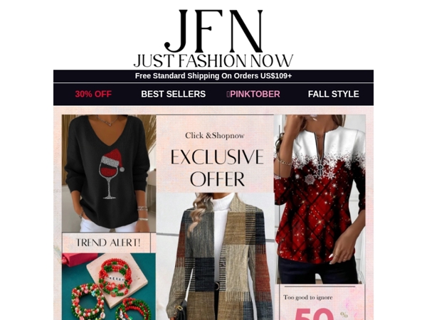 ⚡ Flash Sale Hours Only! Fall Faves Await 👉