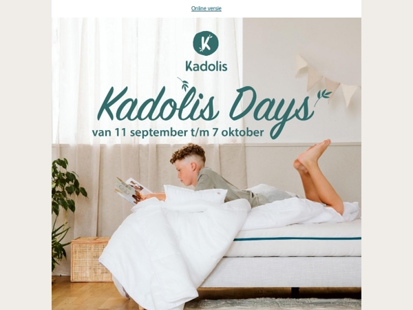 Herbeleef je nachten met de Kadolis Days 😍
