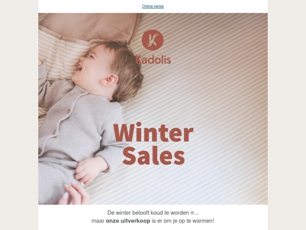 De winteruitverkoop is begonnen! ❄️