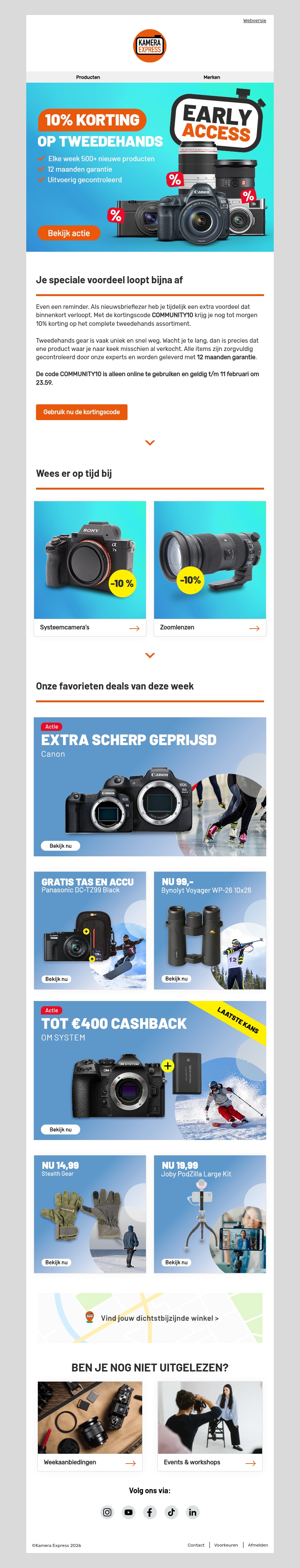 Je kortingscode verloopt bijna ⏰ Je kortingscode verloopt bijna ⏰