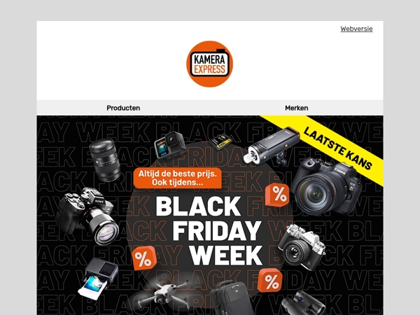 Alleen vandaag nog de beste Black Friday deals!